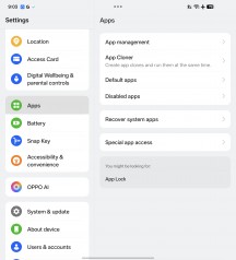 ColorOS apps on the large screen - Oppo Find N6 review