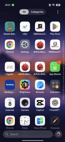 App Drawer - Oppo Find X10 review