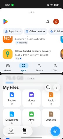 Multi-tasking - Oppo Find X10 review