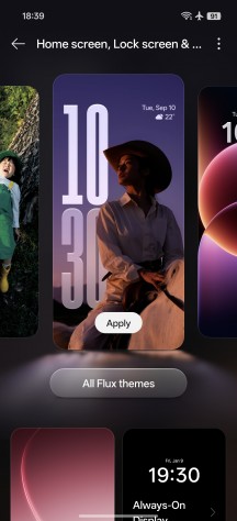 Personalization options on the Reno15 - Oppo Reno15 review