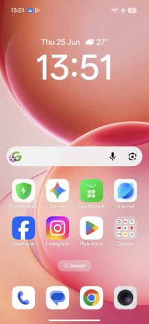 Home screen - Oppo Reno16 Pro review