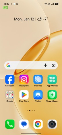 Home screen - Realme 16 Pro+ review