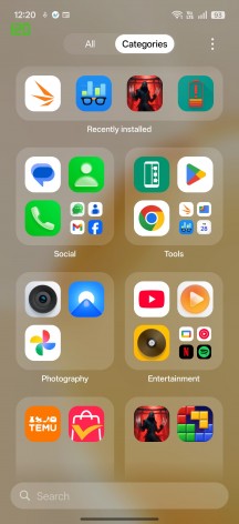 App drawer - Realme 16 Pro+ review