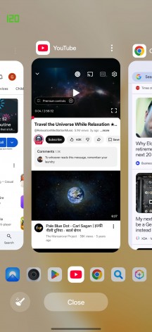 Recent apps - Realme 16 Pro+ review