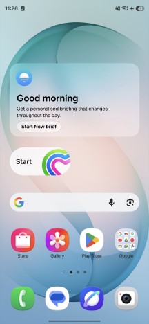 Home screen - Samsung Galaxy S26 Plus review