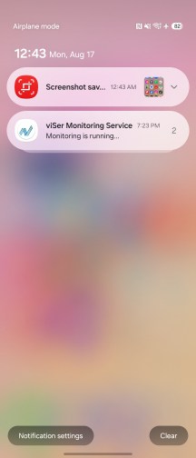 Notification shade - Samsung Galaxy Z Flip8 review
