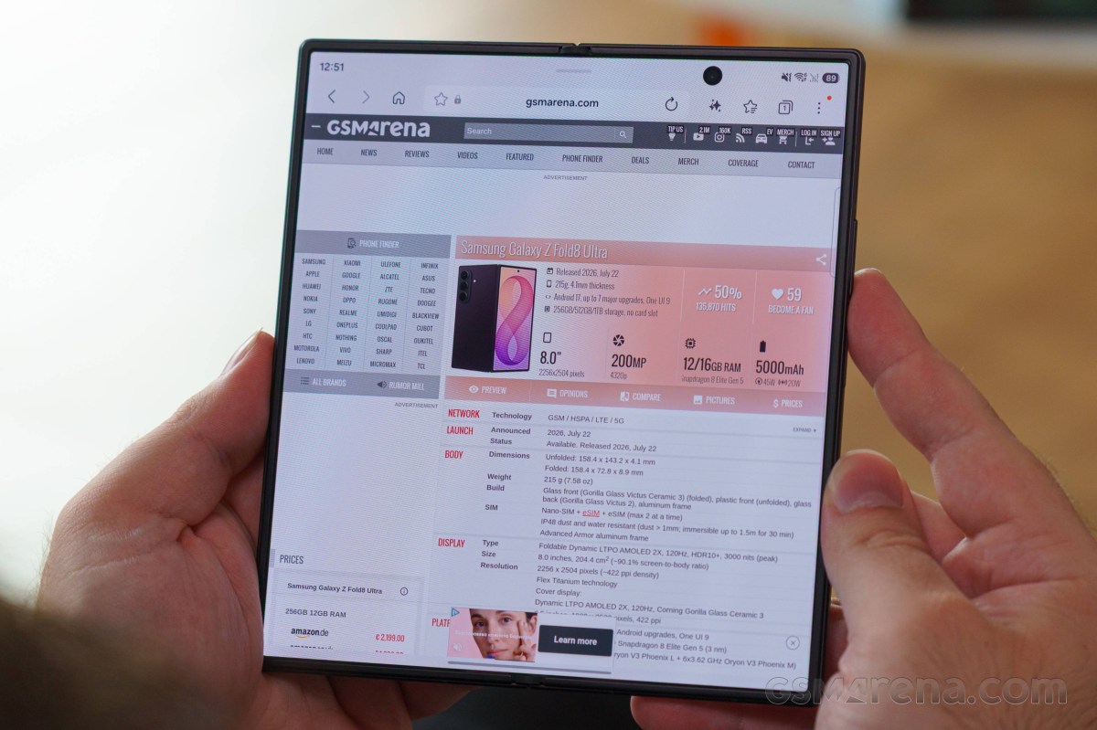 Обзор Samsung Galaxy Z Fold8 Ultra