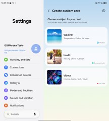 Now Brief customizable cards - Samsung Galaxy Z Fold8 Ultra review
