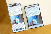 Samsung Galaxy Z Fold8 next to Apple iPhone 17 Pro - Samsung Galaxy Z Fold8 review