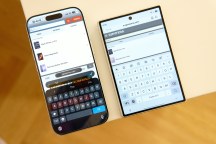 Samsung Galaxy Z Fold8 next to Apple iPhone 17 Pro - Samsung Galaxy Z Fold8 review