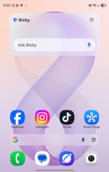 New Bixby widgets - Samsung Galaxy Z Fold8 review