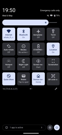 Quick settings - Sony Xperia 1 VIII review