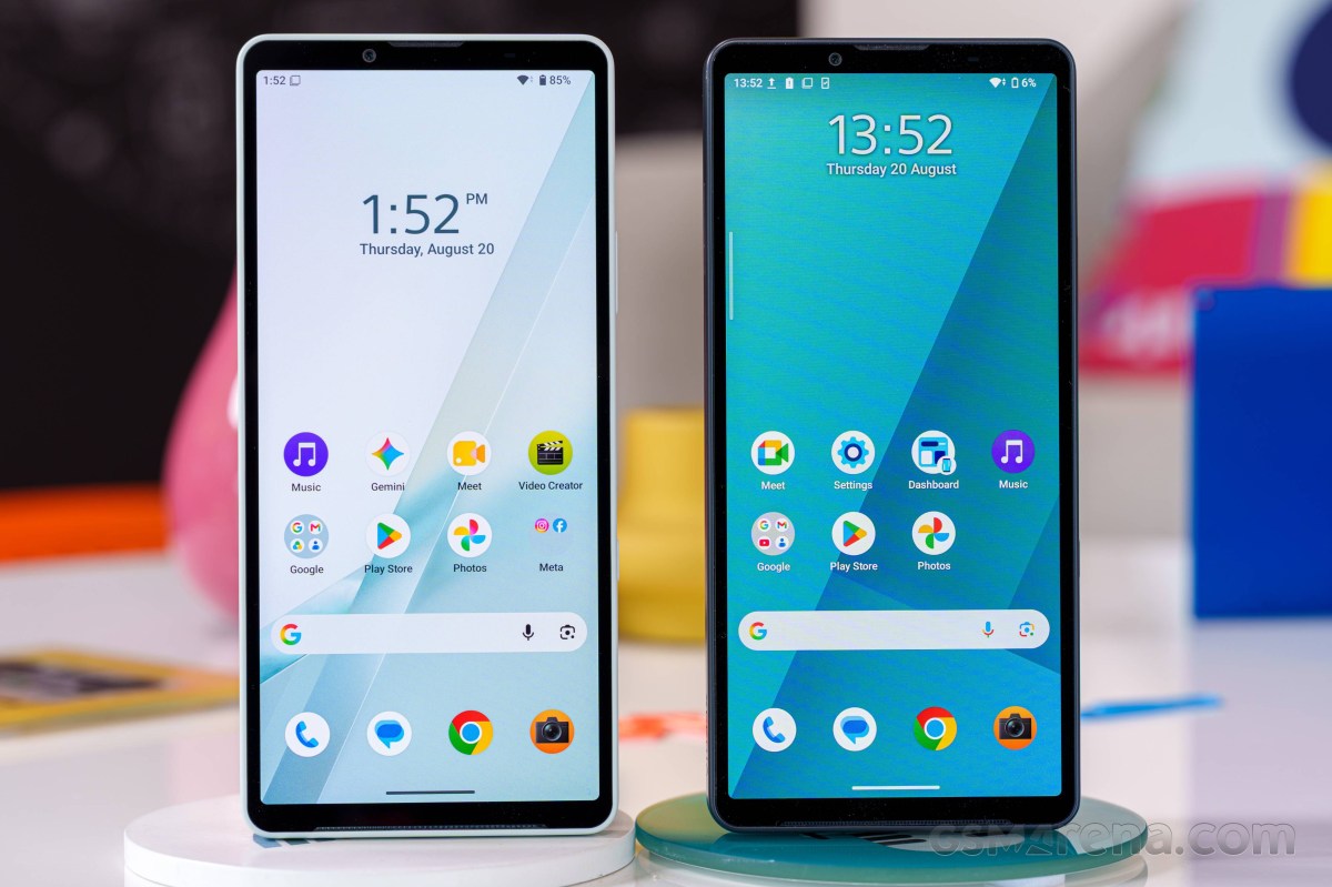 Left: Sony Xperia 10 VIII &bull; Right: Sony Xperia 10 VII
