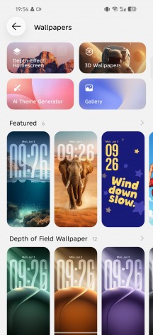 Customization options - Tecno Camon 50 Ultra review