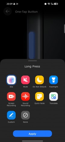 One tap button - Tecno Camon 50 Ultra review