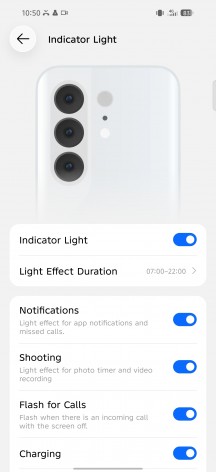 Notification light - Tecno Camon 50 Ultra review