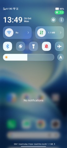 Notificaion shade and Quick settings - Vivo X500 Pro Max review