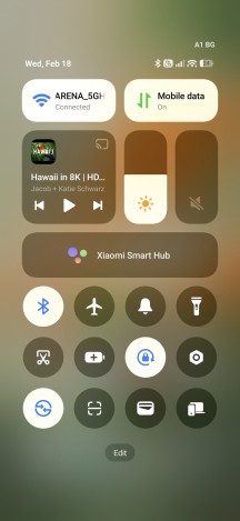 Quick toggles - Xiaomi 17 Ultra Global review