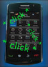 BlackBerry 9550 Storm 2 and its clicky screen caught on video