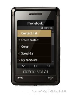 Armani shop cell phone