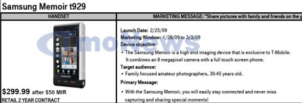 Samsung Memoir