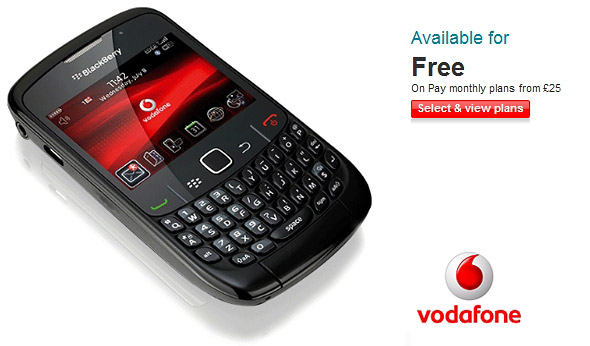 BlackBerry 8520 hits Vodafone