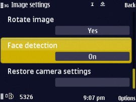 Nokia N86 8MP gets an update, face detection