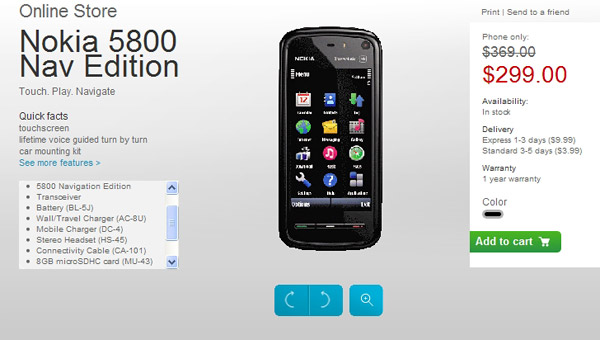 Nokia 5800 Navigation Edition