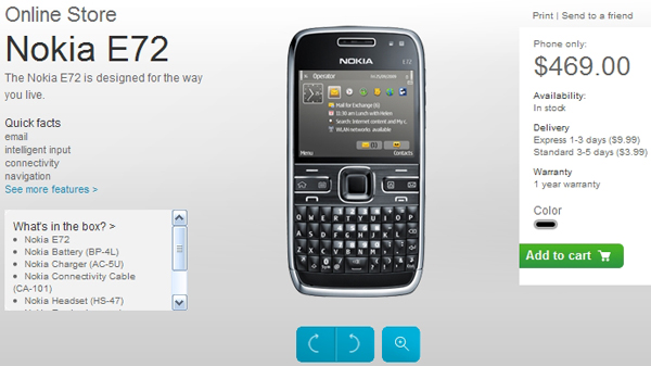 Nokia E72