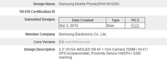 Samsung SHW-M120S