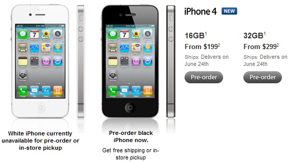 release date iphone 4