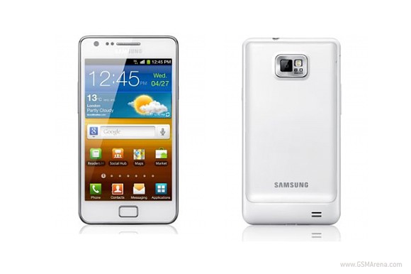 Klassiek galblaas beven Official photo of Samsung Galaxy S II in white emerges - GSMArena.com news