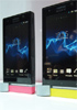 Price tags hung on Sony Xperia U and Xperia P