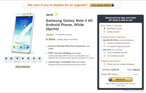 samsung note 2 amazon