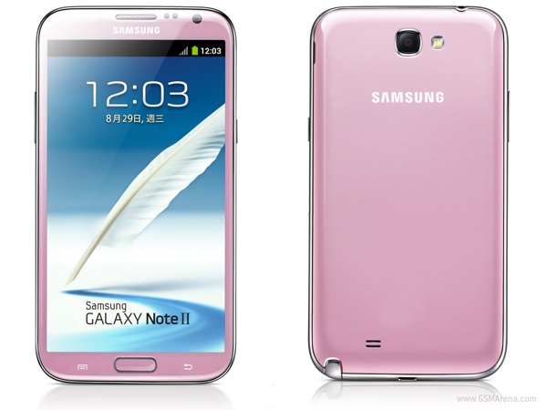 Pink Galaxy Note II spotted on Samsung's website - GSMArena.com news