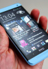 HTC One blue panel leaks in a blurry photo
