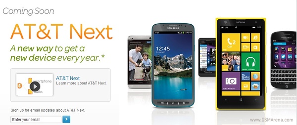 AT&T announces 'Next' program for yearly smartphone upgrades - GSMArena