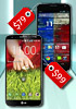 LG G2 and Motorola Moto X get their on contract prices slashed