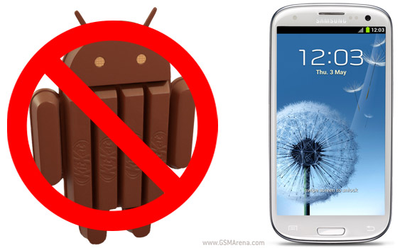 samsung galaxy s3 kitkat