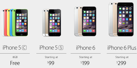Apple slashes old iPhone prices, iPhone 5c is now free, 5s - $99