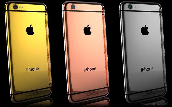 iphone 6 gold plated