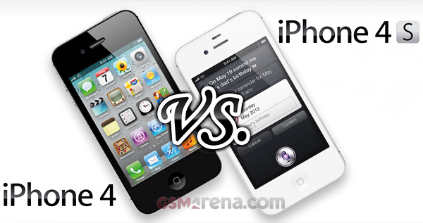 The difference between iphone 4 and 4s