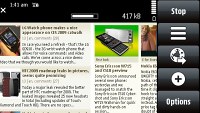 S60 Browser on Nokia 5800 XpressMusic