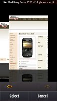 S60 Browser on Samsung i8910 Omnia HD