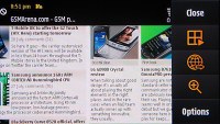 S60 Browser on Samsung i8910 Omnia HD