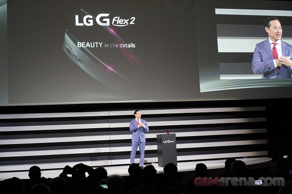 LG G Flex2 press conference