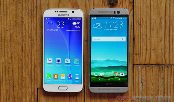 Samsung Galaxy S6 Vs Htc One M9 Dressed To Kill Gsmarena Com Tests
