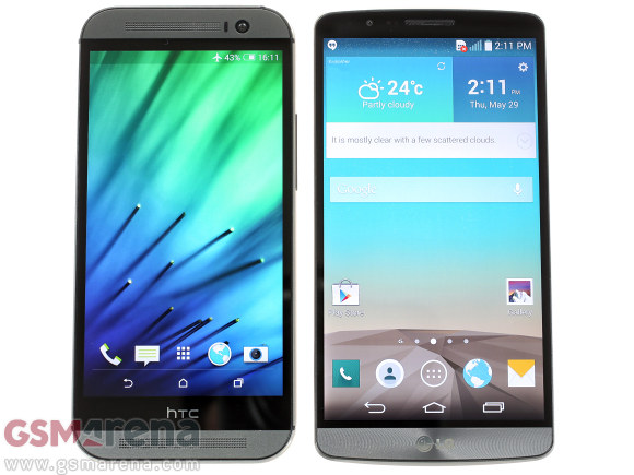 LG G3 vs. HTC One M8