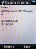 Screenshots of Motorola RAZR2 V8
