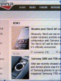 Screenshots of Motorola RAZR2 V8